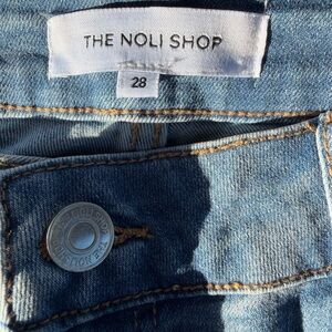 Noli Light Blue Denim with Floral Embroidery